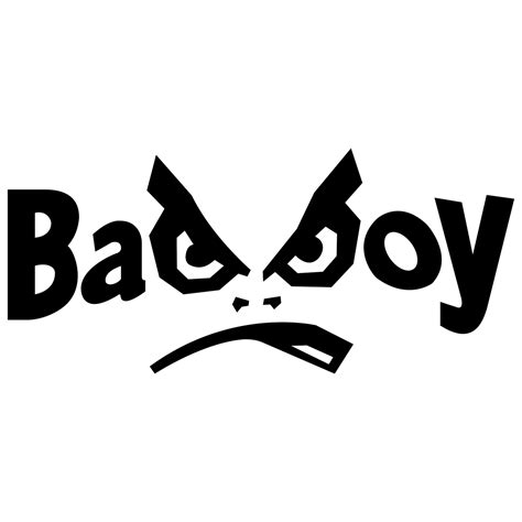 Bad Boy Logo Black and White (1) – Brands Logos