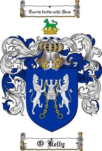 O'kelly Coat of Arms O'kelly Family Crest Instant Download - for ... | Family Crest JPG ...