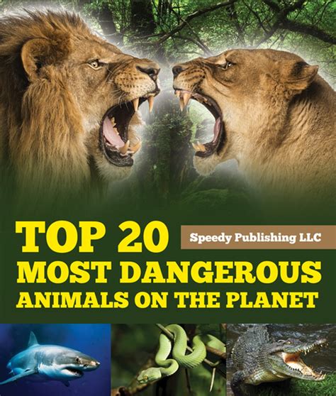 Top 20 Most Dangerous Animals On The Planet eBook by Speedy Publishing ...