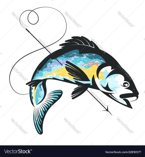 Harpoon fishing Royalty Free Vector Image - VectorStock