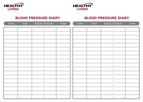 19 Blood Pressure Chart Templates Easy to Use for Free