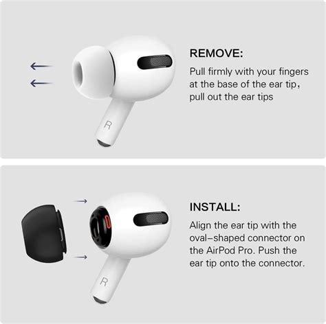 Buy 4-Pairs] Ear Tips for Airpods Pro & Airpods Pro 2nd Generation Ear Tips (Silicone), WQNIDE ...