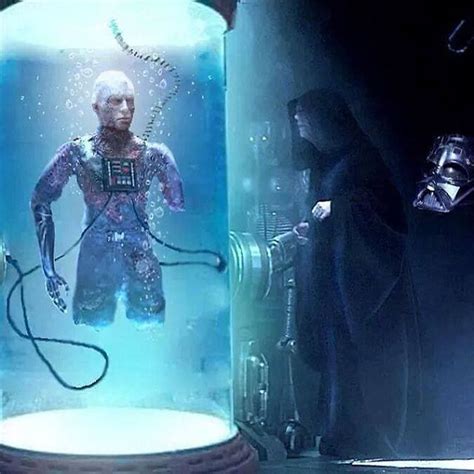 Vader recovering from his burns on Mustafar. The time it took to put ...