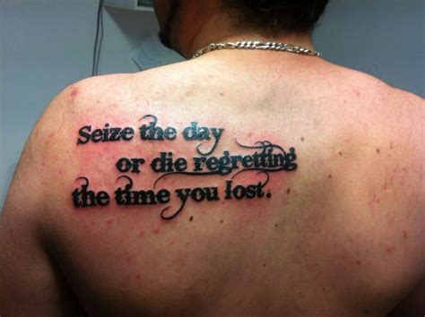 seize the day tattoo by fermartin on DeviantArt