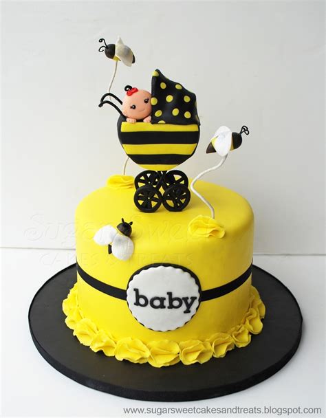 Bumble Bee Baby Shower Cake - CakeCentral.com