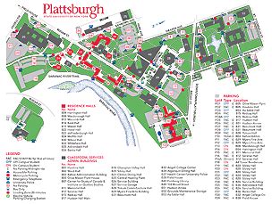 Suny Plattsburgh Campus Map