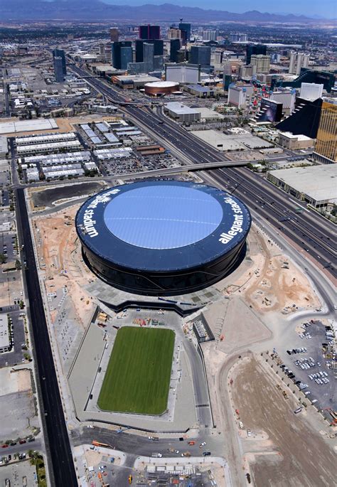 AirDrain Natural Grass at Las Vegas Raiders Allegiant Stadium ...