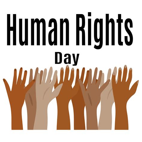 Human Rights Day, Idea for poster, banner, flyer or postcard 12778729 Vector Art at Vecteezy