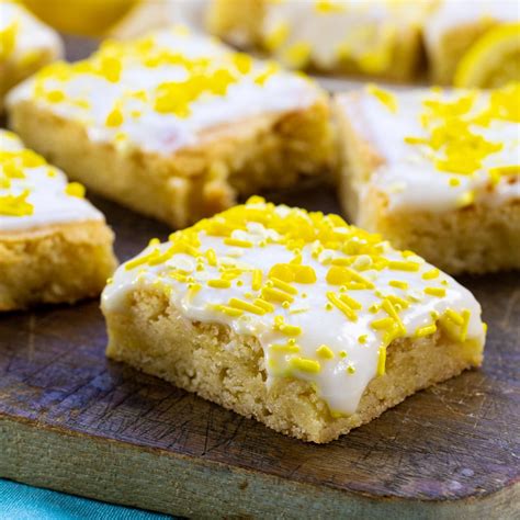 Lemon Cookie Bars - Spicy Southern Kitchen