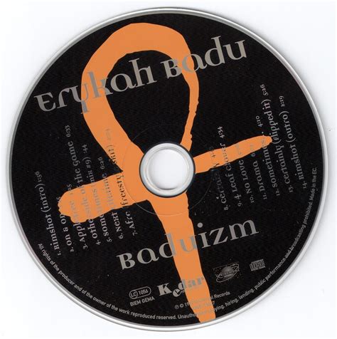 Just Album Covers: Erykah Badu - Baduizm [1997]