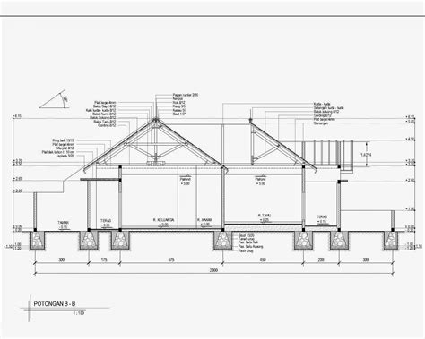 Potongan Rumah Minimalis 1 Lantai | Desain Rumah Minimalis