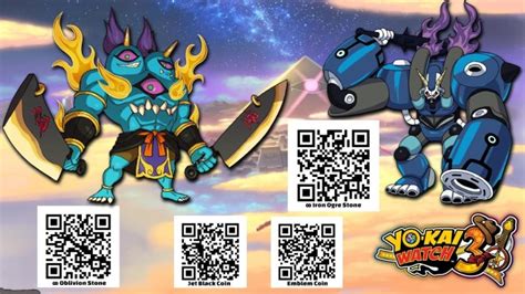 [Guide] List of officially released QR codes for Yo-kai Watch 3 ...