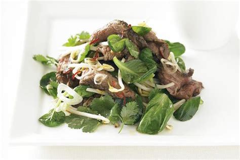 Soy beef with tatsoi salad - Recipes - delicious.com.au