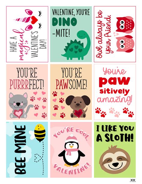 Printable Valentine's Day Cards - 100 Free Printables - PrintaBulk