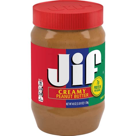 JIF Peanut Butter, Unflavored | Peanut Butter | Market Basket