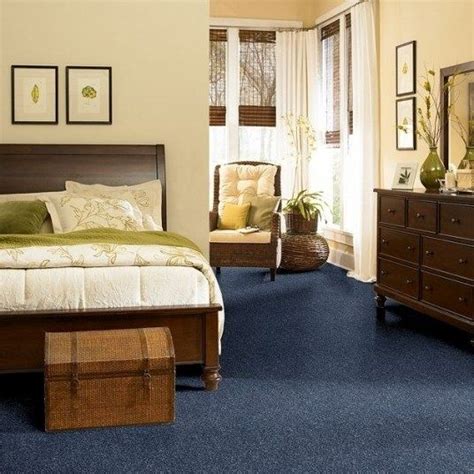 How To Decorate A Bedroom With Blue Carpet - Allyw-Getintoit