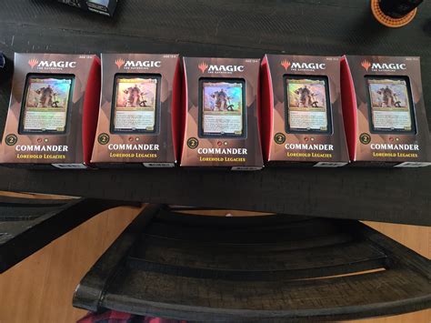 My set of commander decks finally arrived... : r/mtg