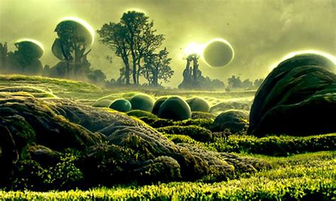 Alien Landscape Vista - AI Generated Artwork - NightCafe Creator