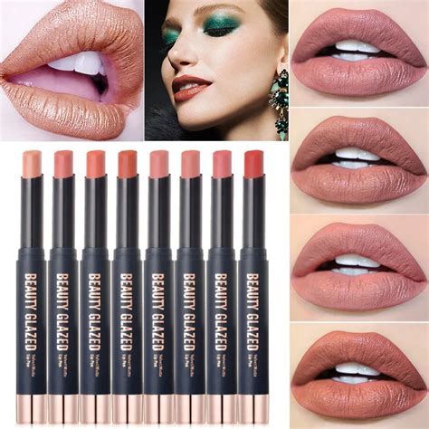 Beauty Glazed Lipstick Non stick Cup Matte Lip Stick Waterproof Makeup ...