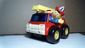 Tyco Sesame Street Vintage Fire Truck with Bert - Lights & Siren Work ...