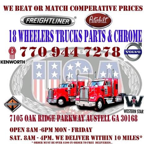 18 WHEELER TRUCK PARTS & CHROME - Updated December 2024 - 43 Photos ...