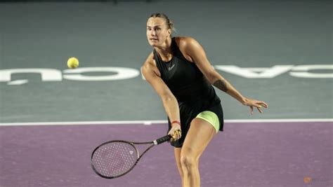 Sabalenka slams WTA for court conditions in Cancun - CNA