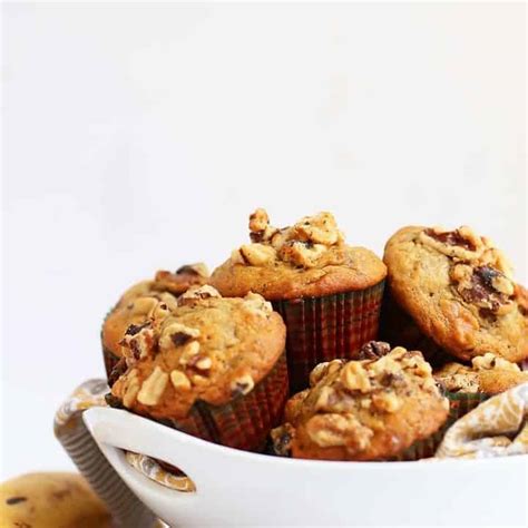 Perfect Vegan Banana Nut Muffins | My Darling Vegan