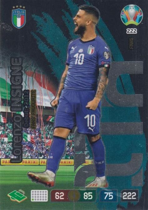 Adrenalyn Euro 2020 - 222 - Lorenzo Insigne (Italy) - Fans' Favourite