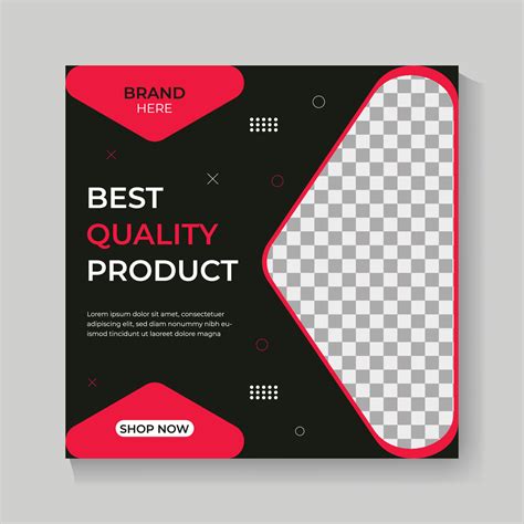 Best quality product social media post template 17583892 Vector Art at Vecteezy