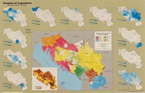 Ethnic map of Yugoslavia (1981) - Vivid Maps