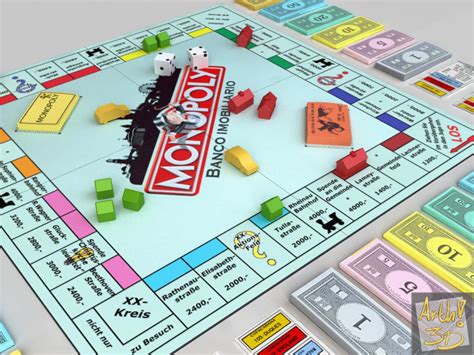 monopoly jogo 3d model