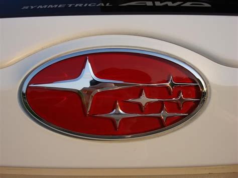 red subaru emblem | Re: GR Pink Subaru Emblem for tailgate | Subaru, Car emblem, Subaru wrx