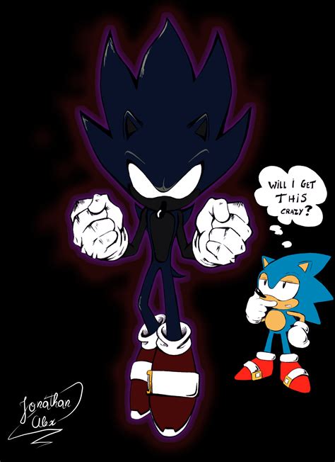 ArtStation - Sonic meets his future dark alterego