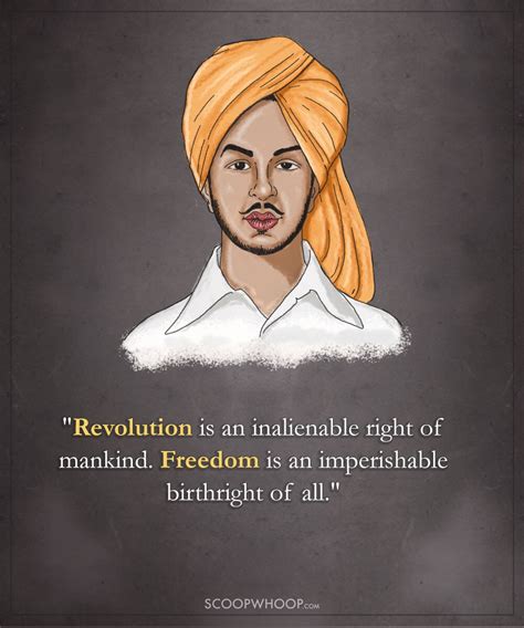 18 Shaheed Bhagat Singh Quotes In English | India's Greatest Freedom Fighter