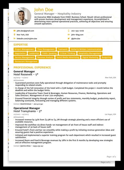 Can A Resume Be 2 Pages? Crafting The Perfect Length For Your Cv