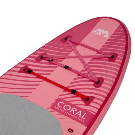 Aqua Marina 10’2” Coral 2023 Inflatable Paddle Board All-Around Advanced SUP Raspberry | Good Wave