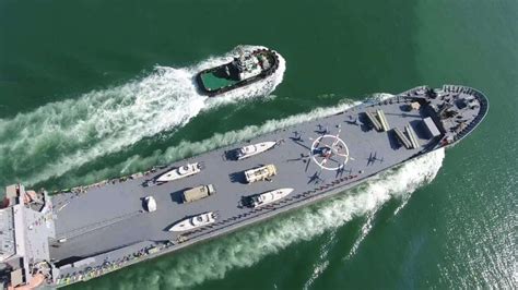 Iran builds a mini aircraft carrier warship 'Shahid Roudaki'