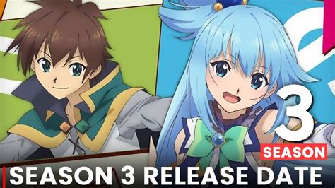 Konosuba Season 3 Release Date, Trailer ANNOUNCEMENT!!! - YouTube