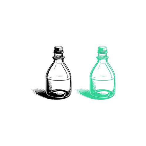 Premium Vector | Vintage medicine bottle vector