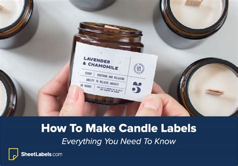 Your Ultimate Guide: How To Make Custom Candle Labels - SheetLabels.com