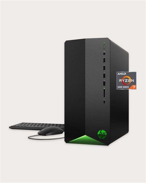 HP Pavilion Gaming Desktop, AMD Ryzen 7 5700G Processor, NVIDIA GeForce ...