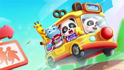 Baby Panda’s School Bus | Drive Amazing Baby Bus | Game Preview | BabyBus Game - YouTube