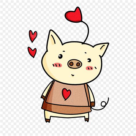 White Love Pig PNG, Vector, PSD, and Clipart With Transparent Background for Free Download | Pngtree