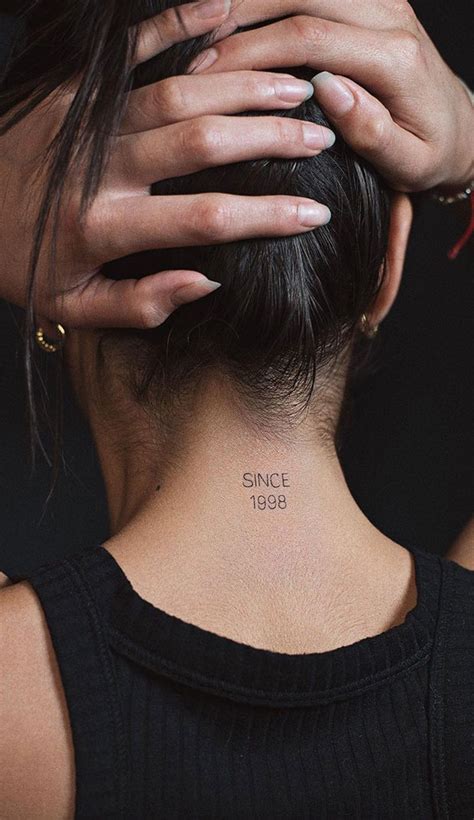 40 Meaningful Word Tattoos : Since 1998 I Take You | Wedding Readings ...