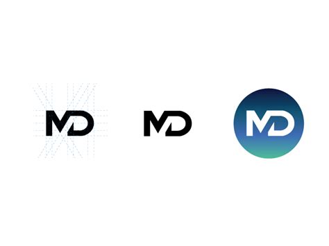 MD logo by Brian Mitchell on Dribbble