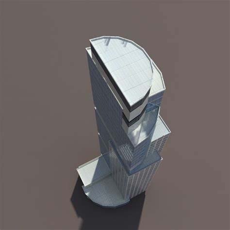 Skyscraper #2 Low Poly 3d Model (With images) | Low poly 3d models, Low ...