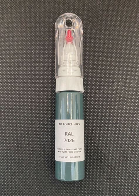 RAL 7026 GRANITE GREY 20ml touch up pen and brush for UPVC PVC PVCU WINDOWS DOORS etc Best ...