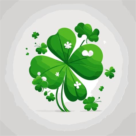 Premium Vector | Shamrock background vector