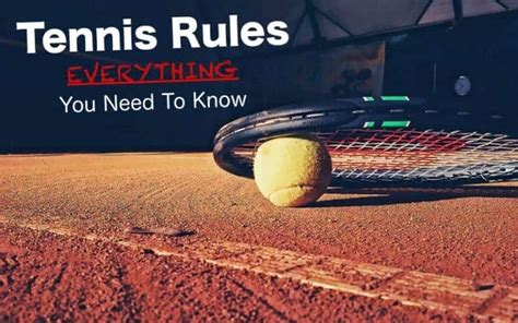 Tennis Rules (The Extremely Easy Guide) - My Tennis HQ