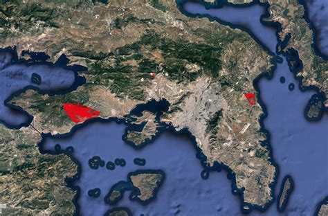 Greece fires MAP: Where are the wildfires in Greece MAPPED - 50 dead in ...